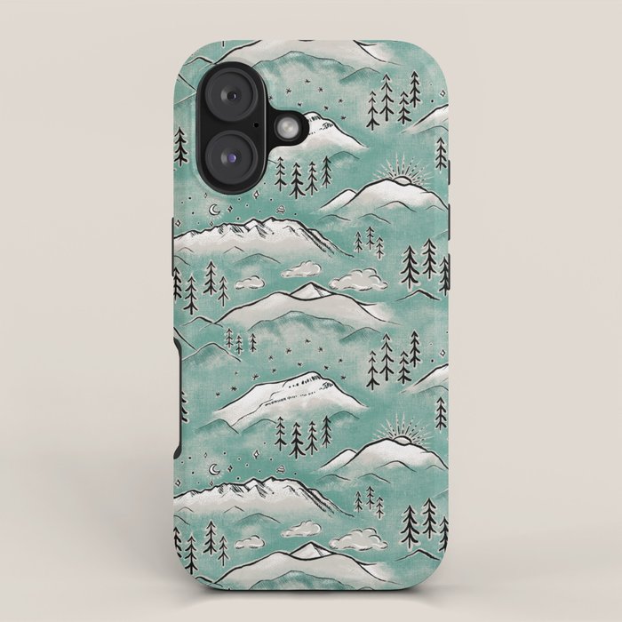 Monte Vista - Turquoise and silver iPhone Case Gallery Image 1
