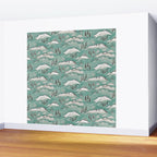 Monte Vista - Turquoise and silver Wall Mural Gallery Image 2