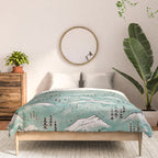 Monte Vista - Turquoise and silver Comforter Gallery Image 3