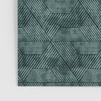 cadence triangles - dark green Poster Gallery Image 3