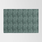 cadence triangles - dark green Rug Gallery Image 2
