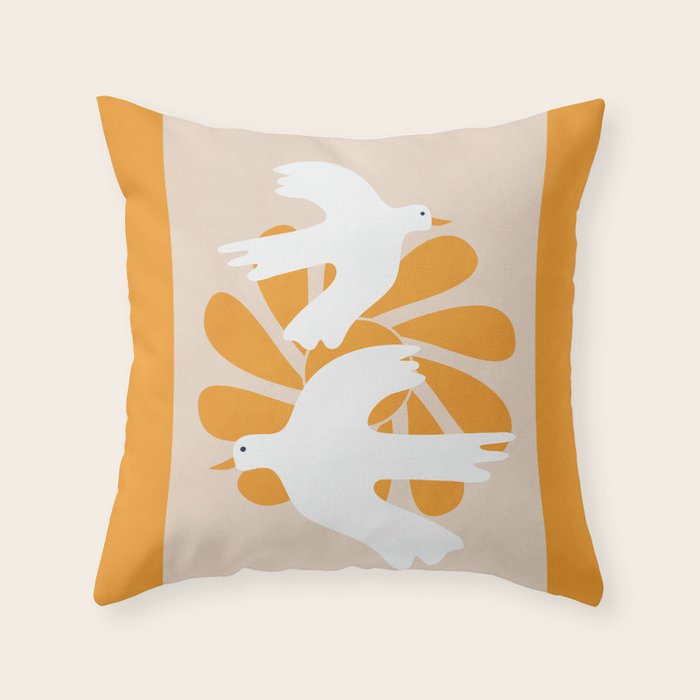 Abstract Flight 2 Throw Pillow Gallery Image 1