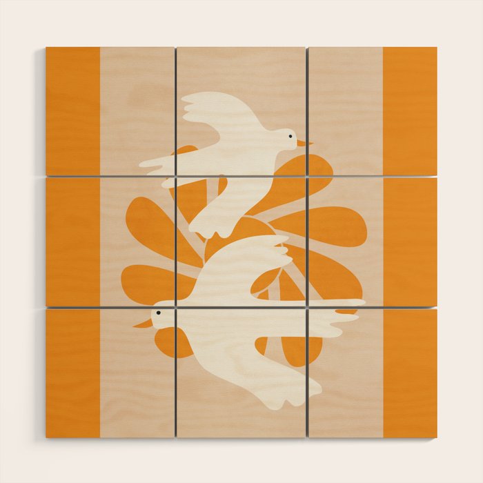 Abstract Flight 2 Wood Wall Art Gallery Image 1