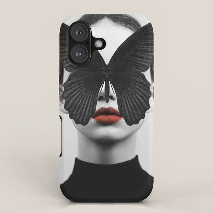 BLACK BUTTERFLY iPhone Case Gallery Image 1