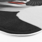 BLACK BUTTERFLY Bath Mat Gallery Image 3