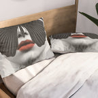 BLACK BUTTERFLY Pillow Sham Gallery Image 2