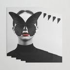 BLACK BUTTERFLY Wrapping Paper Gallery Image 3