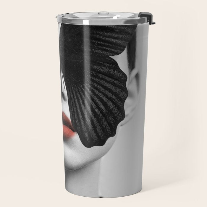 BLACK BUTTERFLY Travel Mug Gallery Image 2
