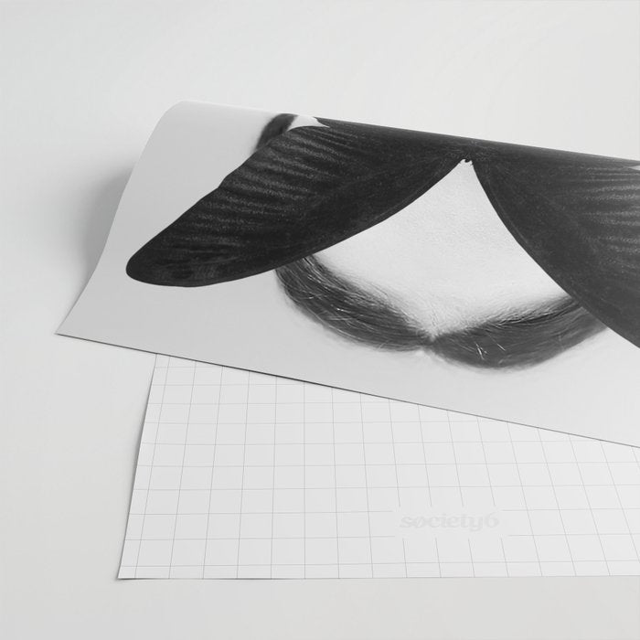 BLACK BUTTERFLY Wrapping Paper Gallery Image 2