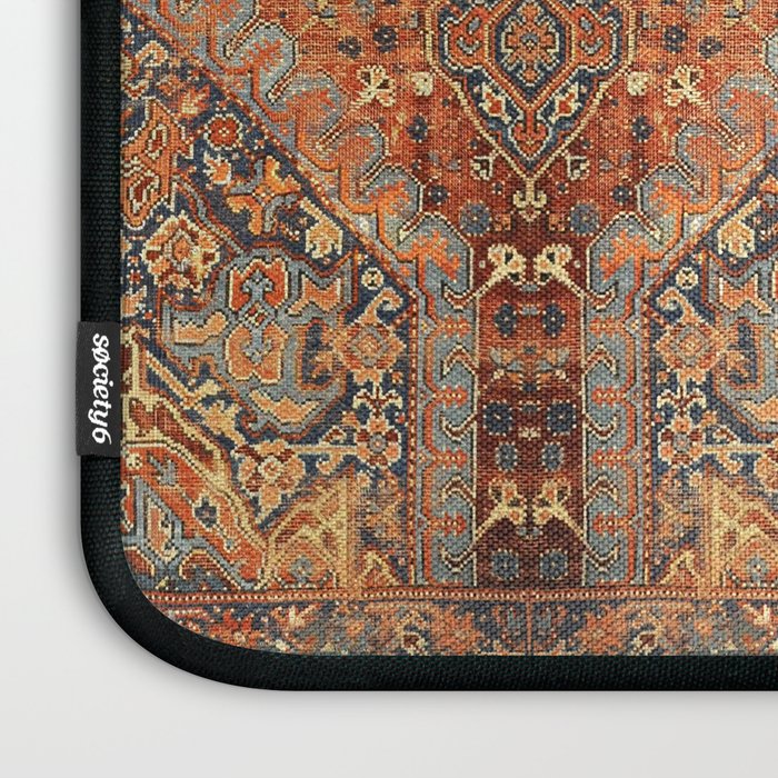 N198 - Vintage Heritage Traditional Golden Berber Moroccan Style Laptop Sleeve Gallery Image 3