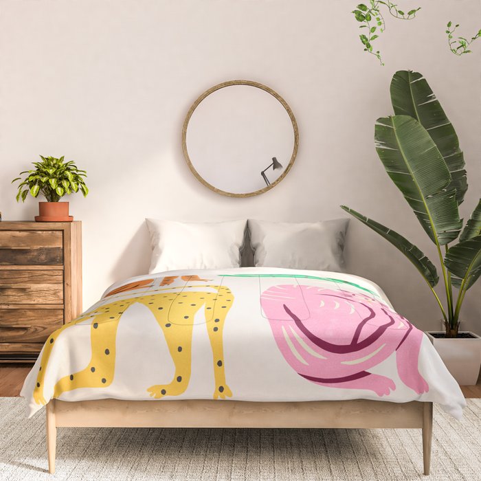 Pop Cats: Modern Collage Pop Art Comforter Gallery Image 3