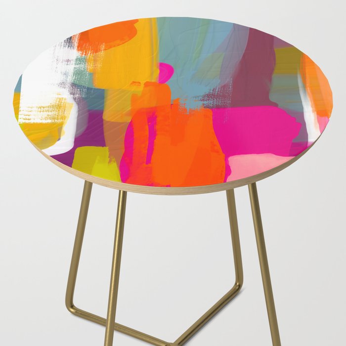 color study abstract art 2 Side Table Gallery Image 2