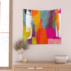 color study abstract art 2 Wall Tapestry Gallery Image 2