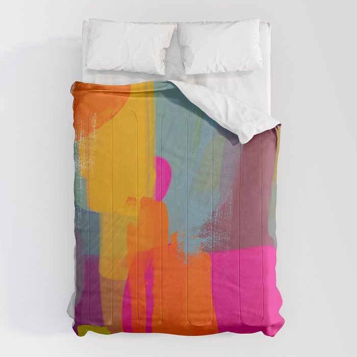 color study abstract art 2 Comforter Gallery Image 6