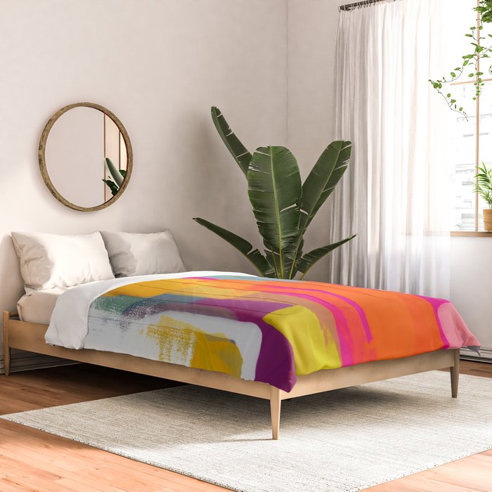 color study abstract art 2 Comforter Gallery Image 2