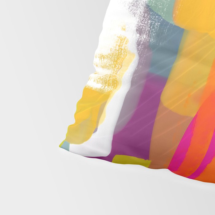 color study abstract art 2 Pillow Sham Gallery Image 4