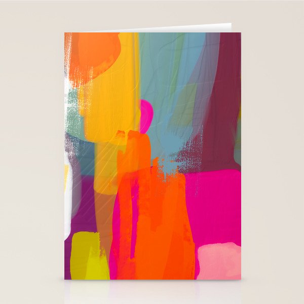 color study abstract art 2 Stationery Card Gallery Image 2
