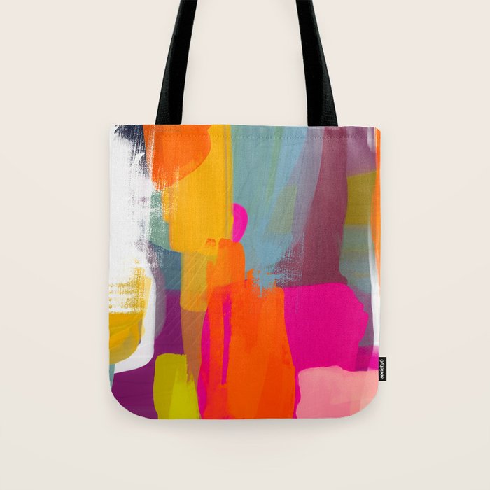 color study abstract art 2 Tote Bag Gallery Image 1