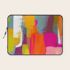 color study abstract art 2 Laptop Sleeve Gallery Image 1