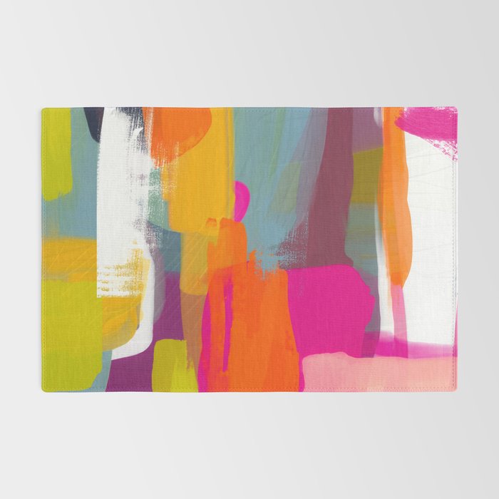 color study abstract art 2 Rug Gallery Image 2