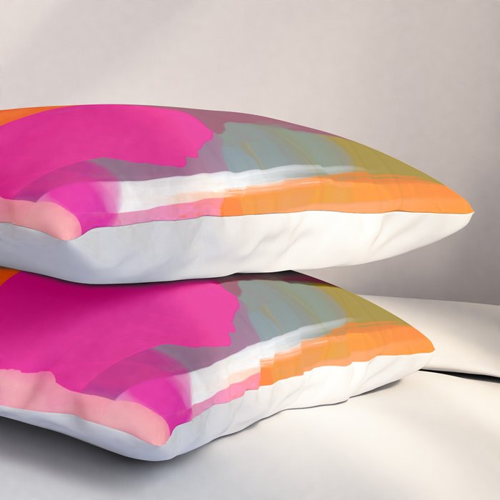 color study abstract art 2 Pillow Sham Gallery Image 3