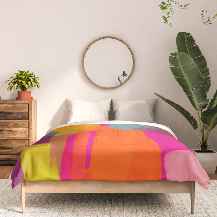 color study abstract art 2 Comforter Gallery Image 3