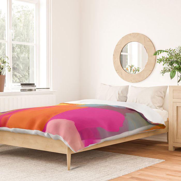 color study abstract art 2 Duvet Cover Gallery Image 2