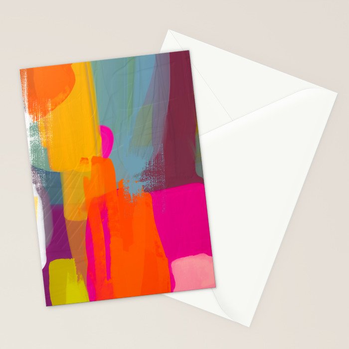 color study abstract art 2 Stationery Card Gallery Image 2