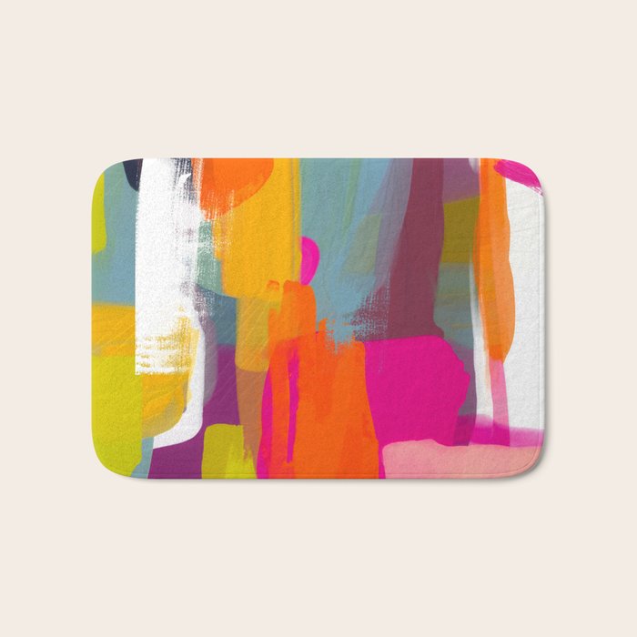 color study abstract art 2 Bath Mat Gallery Image 1