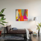 color study abstract art 2 Wood Wall Art Gallery Image 2