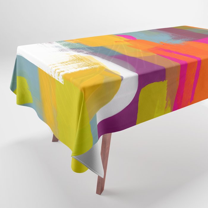 color study abstract art 2 Tablecloth Gallery Image 1
