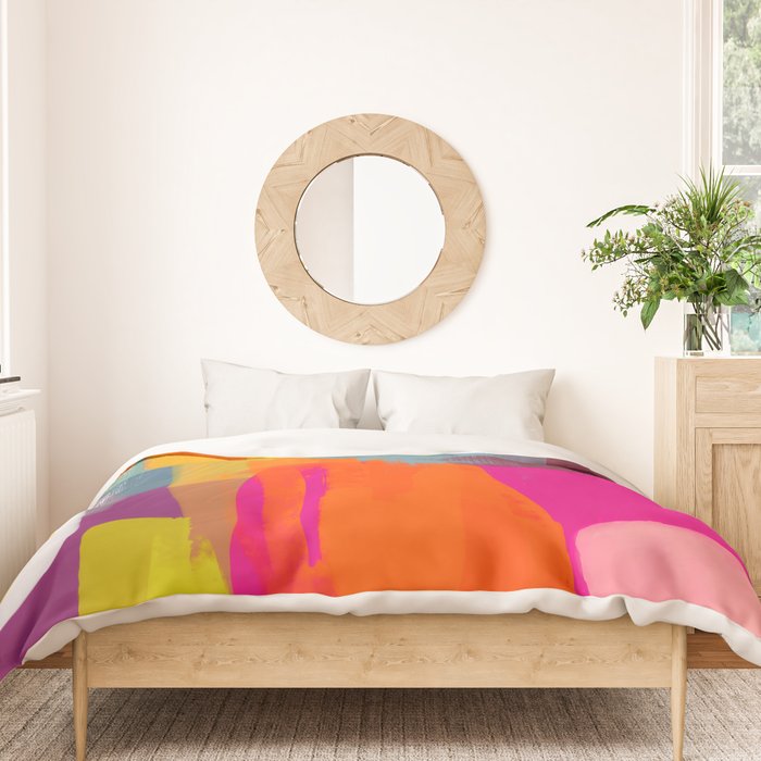 color study abstract art 2 Duvet Cover Gallery Image 3