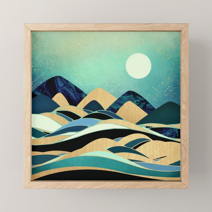 Emerald Evening Mini Art Print Gallery Image 1
