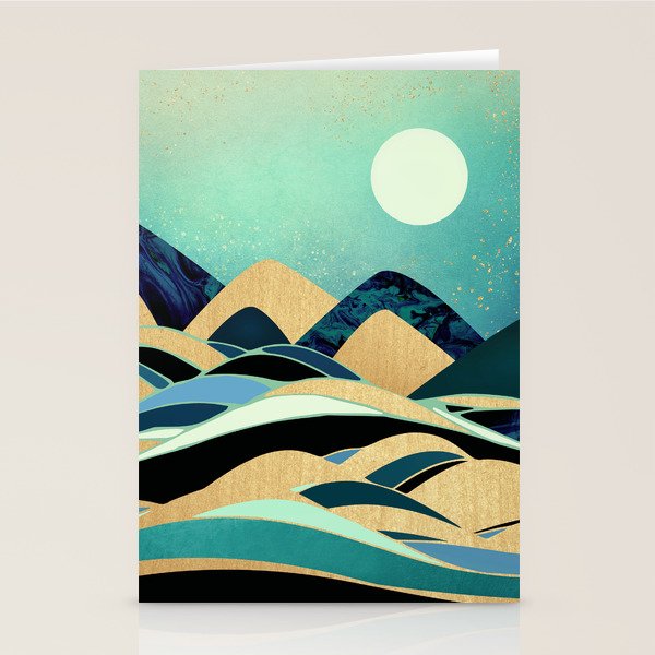 Emerald Evening Stationery Card Gallery Image 1