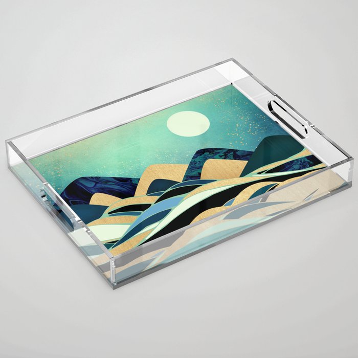 Emerald Evening Acrylic Tray Gallery Image 1