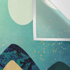 Emerald Evening Wall Tapestry Gallery Image 3
