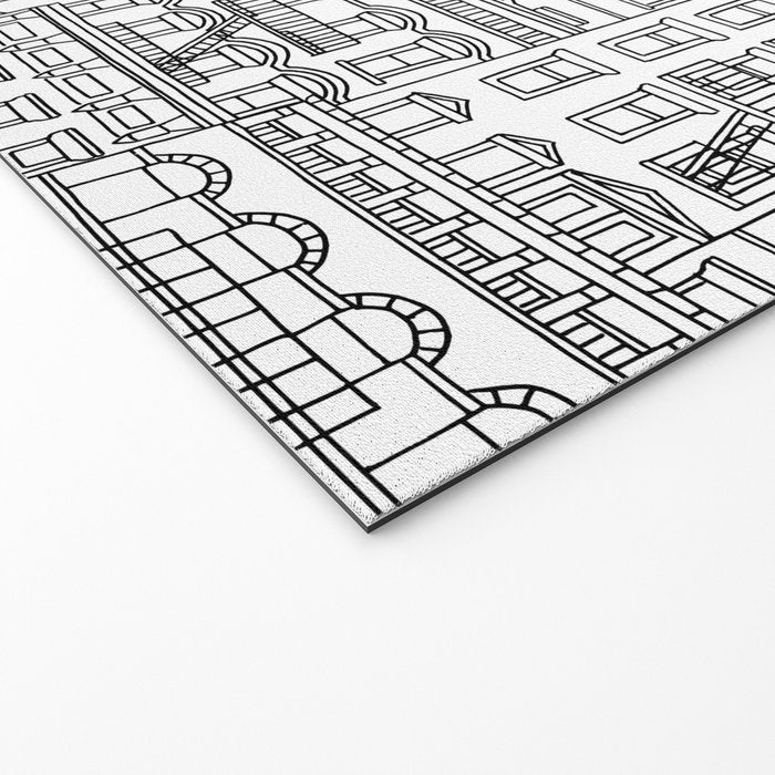 New York Hand Drawn Illustration Welcome Mat Gallery Image 2