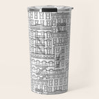 New York Hand Drawn Illustration Travel Mug Gallery Image 1
