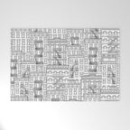 New York Hand Drawn Illustration Welcome Mat Gallery Image 1