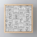 New York Hand Drawn Illustration Mini Art Print Gallery Image 1