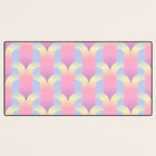 Blurred holographic gate Desk Mat Gallery Image 3