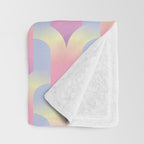 Blurred holographic gate Throw Blanket Gallery Image 3