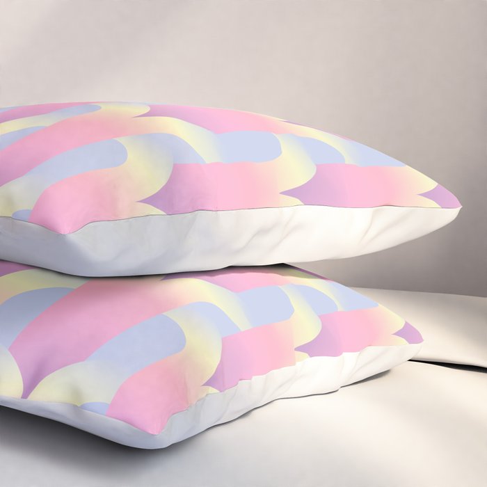 Blurred holographic gate Pillow Sham Gallery Image 3
