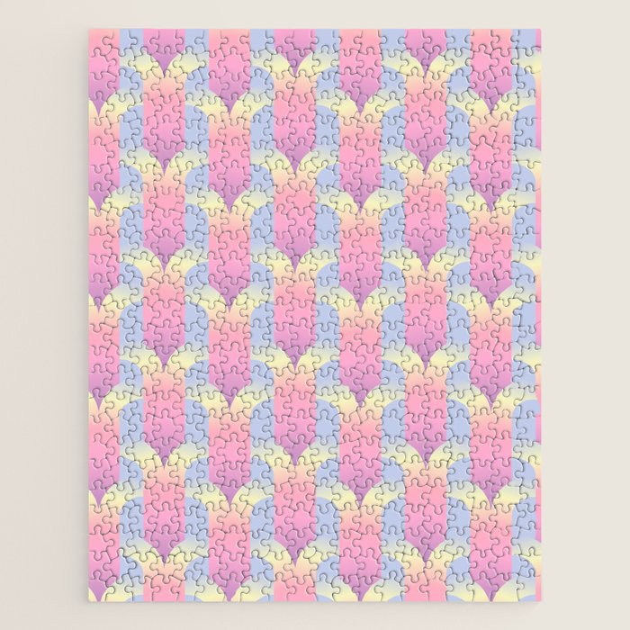 Blurred holographic gate Jigsaw Puzzle Gallery Image 1