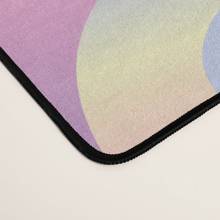 Blurred holographic gate Desk Mat Gallery Image 4