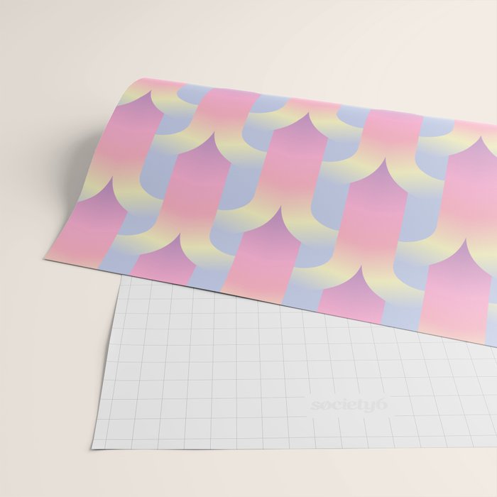 Blurred holographic gate Wrapping Paper Gallery Image 2