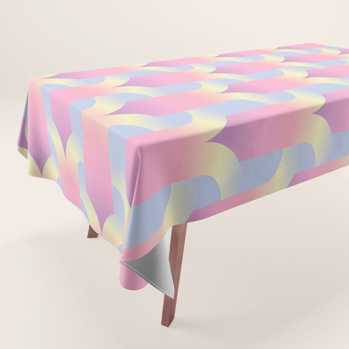 Blurred holographic gate Tablecloth Gallery Image 1