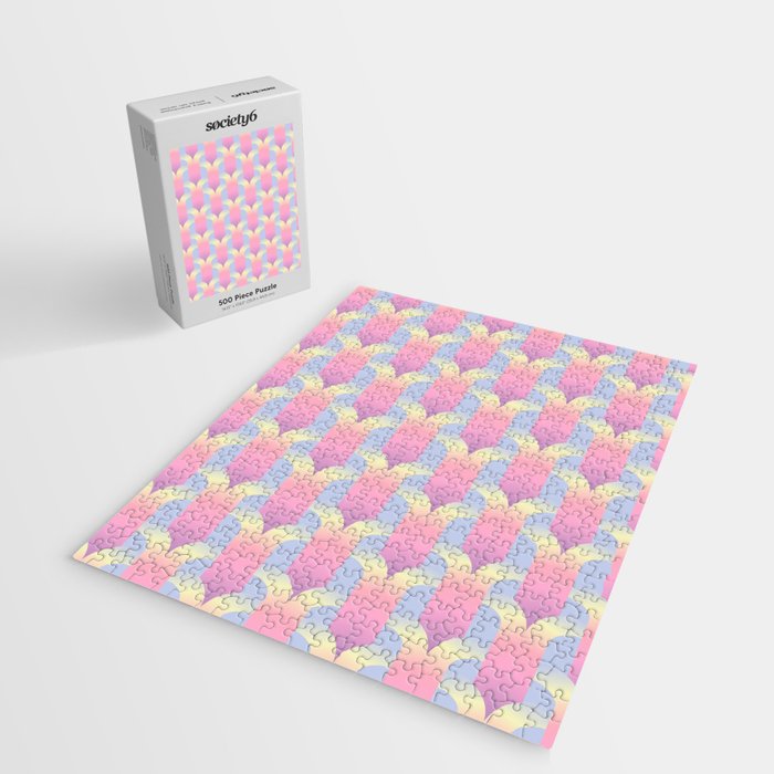 Blurred holographic gate Jigsaw Puzzle Gallery Image 2