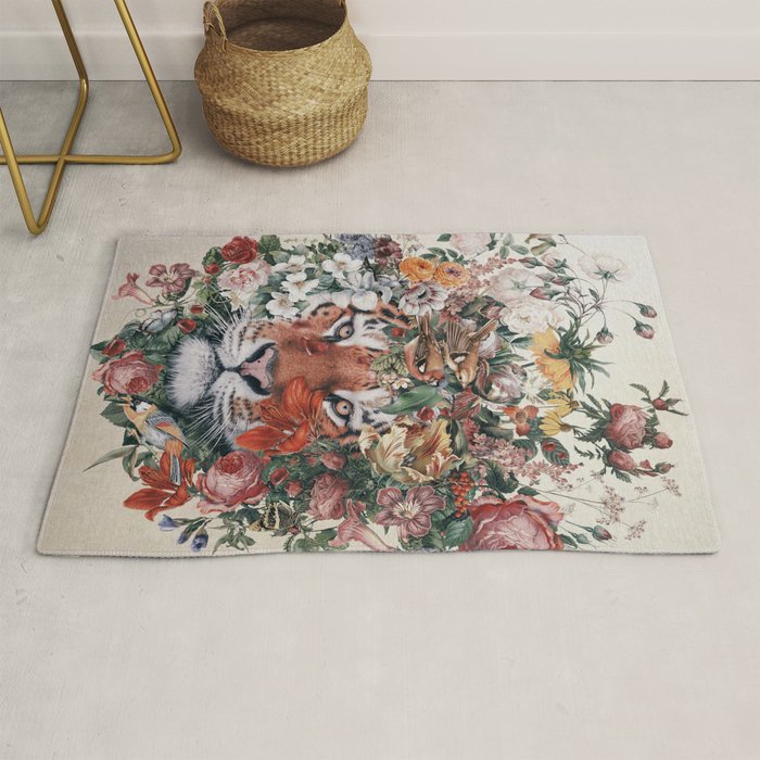 Flower Tiger Rug Gallery Image 1