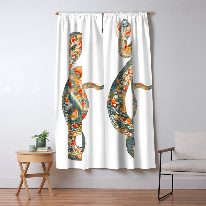 A snake by Johan Teyler  Window Curtain Gallery Image 5